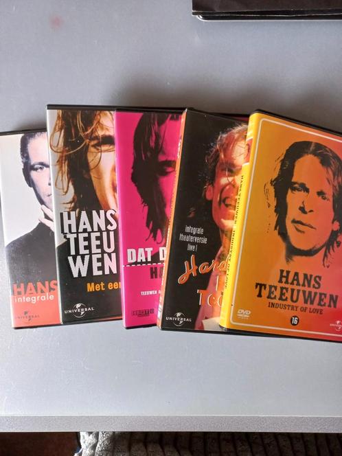 5 dvd's Hans Teeuwen, Cd's en Dvd's, Dvd's | Cabaret en Sketches, Zo goed als nieuw, Stand-up of Theatershow, Ophalen of Verzenden