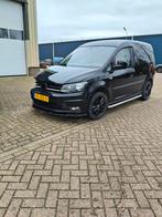Volkswagen caddy 2.0 tdi highline euro6 125000km NAP!, Overige carrosserieën, Volkswagen, Zwart, Ophalen of Verzenden