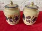 2x tabakspot of koekjespot, Antiek en Kunst, Ophalen of Verzenden