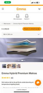 Nieuwe Emma hybrid premium matras 180x200 160x200 en 140x200, Ophalen, 180 cm, 200 cm, Nieuw