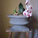 Grote Betonnen Bloempot / Plantenbak, Tuin en Terras, Bloempotten, Ophalen, Beton, Binnen