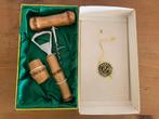 Solinger bamboe set flesopener & kurkentrekker, Verzamelen, Retro, Ophalen of Verzenden, Huis en Inrichting