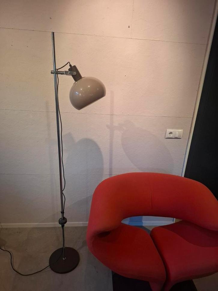 Vintage dijkstra vloerlamp, Huis en Inrichting, Lampen | Vloerlampen, Gebruikt, 150 tot 200 cm, Kunststof, Metaal, Ophalen of Verzenden