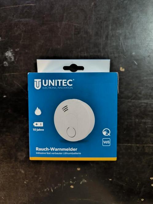 Unitec rookmelder nieuw, Doe-het-zelf en Verbouw, Alarmsystemen, Nieuw, Detector, Sensor of Melder, Rook, Ophalen of Verzenden