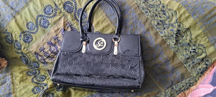 te koop zwarte GJ handtas 36 x 12 x 24 cm nieuw, Sieraden, Tassen en Uiterlijk, Tassen | Damestassen, Nieuw, Handtas, Zwart, Ophalen of Verzenden