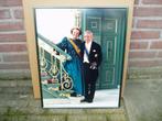 Statiefoto Beatrix en Claus [ splinternieuw ] kazerne leger, Ophalen of Verzenden, Landmacht, Nederland