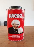 Hacks blik, vintage, Ophalen of Verzenden, Gebruikt, Verpakking