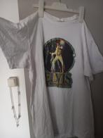 Elvis Glitter shirt Maat L, Maat 52/54 (L), 9 avenue, Ophalen of Verzenden, Wit
