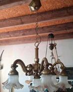 Zwaar bronzen lamp, Antiek en Kunst, Antiek | Lampen, Ophalen