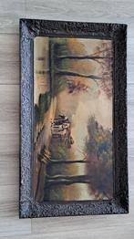 Schilderij met paarden, Antiek en Kunst, Kunst | Schilderijen | Klassiek, Ophalen