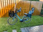 Cortina E-Common Family elektrische moederfiets maat 57, 2 zitjes, 56 cm of meer, Zo goed als nieuw, Dubbele standaard