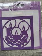 marianne Design silhouet kaarsen voor kerstkaarten, Hobby en Vrije tijd, Kaarten | Zelf maken, Ophalen of Verzenden, Zo goed als nieuw