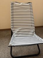 Compacte Strandstoel - ZGAN, Ophalen, Zwart, Zo goed als nieuw, Metaal