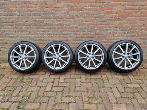 Originele Audi velgen A3 S3 S-line R18 Goodyear OEM 5x112, Auto-onderdelen, Banden en Velgen, Velg(en), Zomerbanden, 18 inch, 225 mm