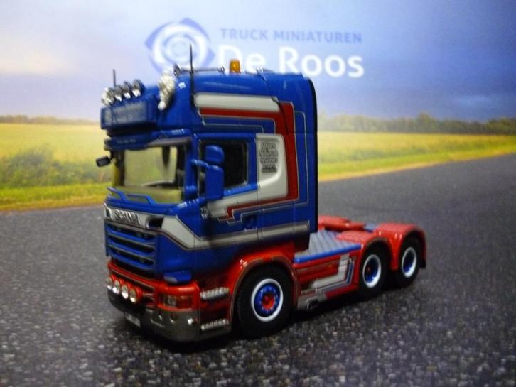 Tekno Scania Asbjorne Mollestad Transport met certificaat, Hobby en Vrije tijd, Modelauto's | 1:50, Nieuw, Bus of Vrachtwagen