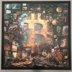 Digitale kunst – Gouden Bitcoin – futuristische collage, Ophalen of Verzenden