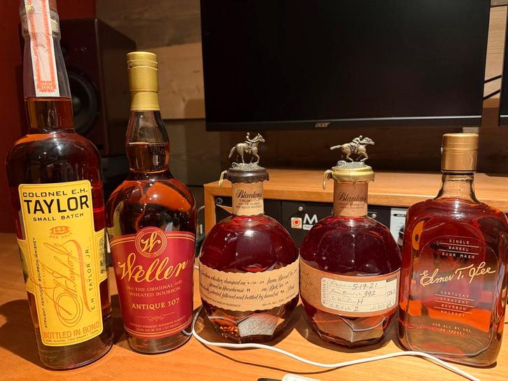 Samples van US bourbons (blanton’s, weller, en meer)., Verzamelen, Overige Verzamelen, Nieuw, Ophalen of Verzenden