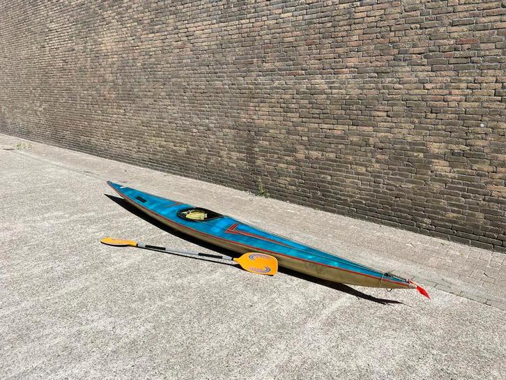 Kajak te koop, Watersport en Boten, Kano's, Gebruikt, Kajak, Eén persoon, Met peddels, Ophalen