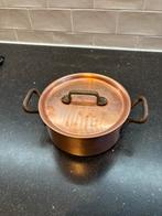 3 Falk Pannen - Koper, Huis en Inrichting, Keuken | Potten en Pannen, Gebruikt, Inductieplaat, Ophalen of Verzenden, Rvs