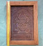 Hand gesneden altaardeurtje Tibet nr 1, Ophalen of Verzenden