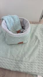 Baby's Only Cable Mint Ledikant deken,kruikenzak,mand, Kinderen en Baby's, Kinderkamer | Inrichting en Decoratie, Ophalen of Verzenden