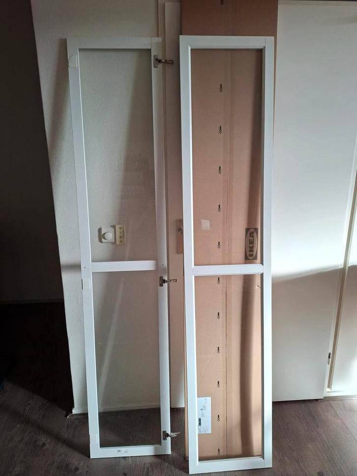 3x Ikea Oxberg vitrinedeur, Huis en Inrichting, Kasten | Boekenkasten, Zo goed als nieuw, Minder dan 50 cm, 150 tot 200 cm, Ophalen