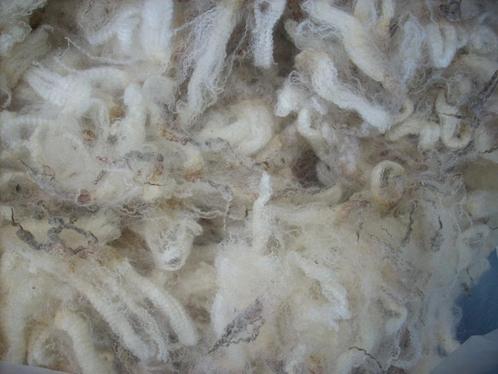 witecru beige schapenwol spinnewiel spinnenwiel spinnen vilt, Hobby en Vrije tijd, Spinnewielen en Spinnen, Nieuw, Spinwol, Ophalen of Verzenden
