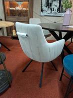 5 Armleuning stoelen, kleur Charcoal, zwart frame+greep, Ophalen, Nieuw, Metaal, Grijs