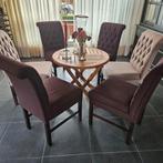 6 Landelijke eettafelstoelen (als nieuw!), Ophalen, Hout, Vijf, Zes of meer stoelen, Landelijk