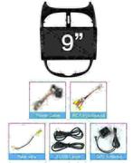 Peugeot 206 radio navigatie android 9.0 wifi dab+ bluetooth, Auto diversen, Autoradio's, Ophalen of Verzenden, Nieuw