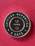 Letland Lats 2000 proof 0,925 zilver 15.20 grams, Ophalen of Verzenden, Overige landen, Zilver