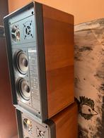Saba Ultra Hifi Box 600 - gereviseerde vintage speakers, Audio, Tv en Foto, Zo goed als nieuw, Minder dan 60 watt, Front, Rear of Stereo speakers