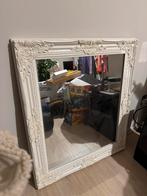Off white spiegel - 75x63 cm - barok stijl, Huis en Inrichting, Woonaccessoires | Spiegels, Ophalen, Gebruikt, 75 tot 100 cm, Minder dan 100 cm