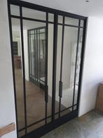 Stalen deuren, taatsdeur, stalen pui, schuifdeuren, deur,, Ophalen, 80 tot 100 cm, 215 cm of meer, Binnendeur