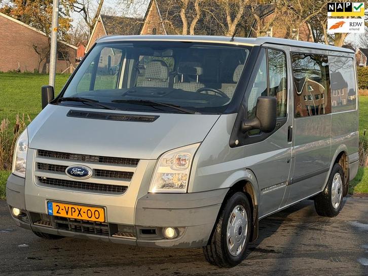 Ford Transit 260S 2.2 TDCI Ambiente DC 6Pers | Nap | Airco N, Auto's, Bestelauto's, Bedrijf, Te koop, ABS, Airconditioning, Centrale vergrendeling