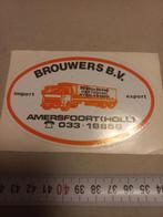 Brouwers bv bedr Amersfoort, Verzamelen, Stickers, Ophalen of Verzenden, Zo goed als nieuw