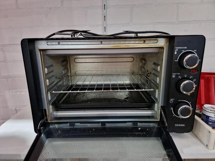 Blokker Mini Oven - Vrijstaand - 30 Liter Zwart, Witgoed en Apparatuur, Ovens, Gebruikt, Vrijstaand, Oven met grill, Minder dan 45 cm