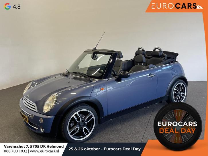 Mini Cooper 1.6 Cooper Chili Cabrio Lees opmerkingen Leder P, Auto's, Mini, Bedrijf, Te koop, Cabrio, ABS, Airbags, Airconditioning