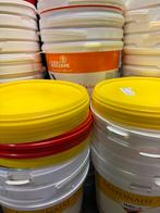 Horeca emmers gewassen 10 liter met deksel, Ophalen, Gebruikt, Kunststof, Met deksel