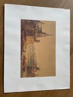 6 Aquarellen - Etsen en Gravures Set Kunstwerken Antiek Look, Ophalen of Verzenden