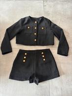 Setje van jasje met korte broek Nieuw €15, Maat 38/40 (M), Kostuum of Pak, Zwart, Nieuw