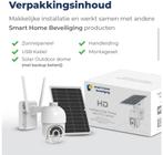 CAMERA BEWAKING Alert PTZ Solar WIFI/Buiten/binnen- Nieuw!, Audio, Tv en Foto, Videobewaking, Ophalen of Verzenden, Nieuw, Buitencamera