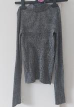 Bershka Donker Grijze Trui | Maat XS | Stretch Strak, Zo goed als nieuw, Maat 34 (XS) of kleiner, Grijs, Bershka