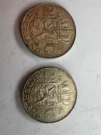 Rijksdaalder 1963 + 1964 conditie ZF, Postzegels en Munten, Munten | Nederland, Verzenden, Koningin Juliana, 2½ gulden