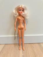 Vintage Fleur pop (Otto Simon) buigbare knieën- wit haar, Verzamelen, Ophalen of Verzenden, Zo goed als nieuw, Pop