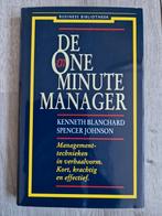 De one Minute Manager	Ken Blanchard, Boeken, Ophalen of Verzenden, Zo goed als nieuw, Management