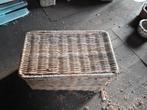 Dekenkist, Ophalen, Gebruikt, Rechthoekig, Riet