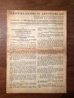 N.S.B. 30 November 1943 Nederlandsch Artsenblad., Verzenden, Nederland, Boek of Tijdschrift