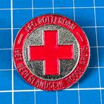 Verpleegsters speld RODE KRUIS AFDELING ROTTERDAM, Ophalen of Verzenden, Nederland, Embleem of Badge