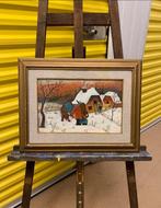 Uniek olieverfschilderij gesigneerd, Ophalen of Verzenden